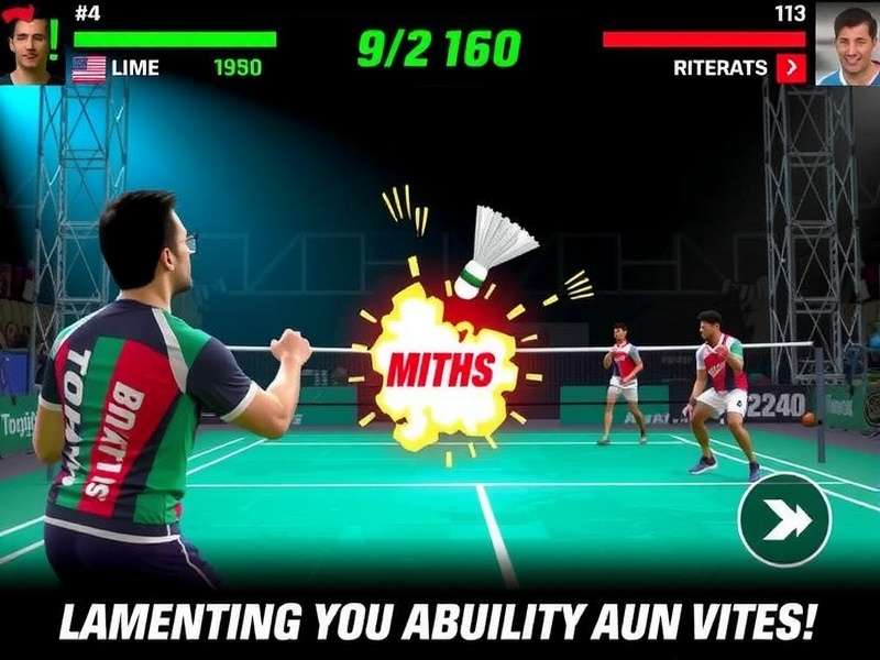 Badminton Blitzkrieg Gameplay Screenshot